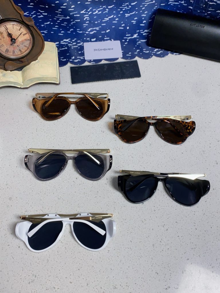 SAINT LAURENT サンローラン サングラス フェイスサングラス シェイプ レディース メンズ トゥルーレディース 多色展開 - 画像 5