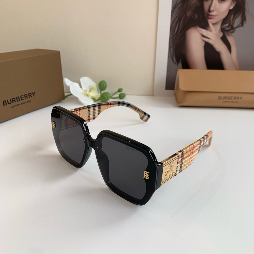 BURBERRY バーバリー サングラス フレーム 黒 レディース メンズ 6210 6209 145 全2色 - 画像 5