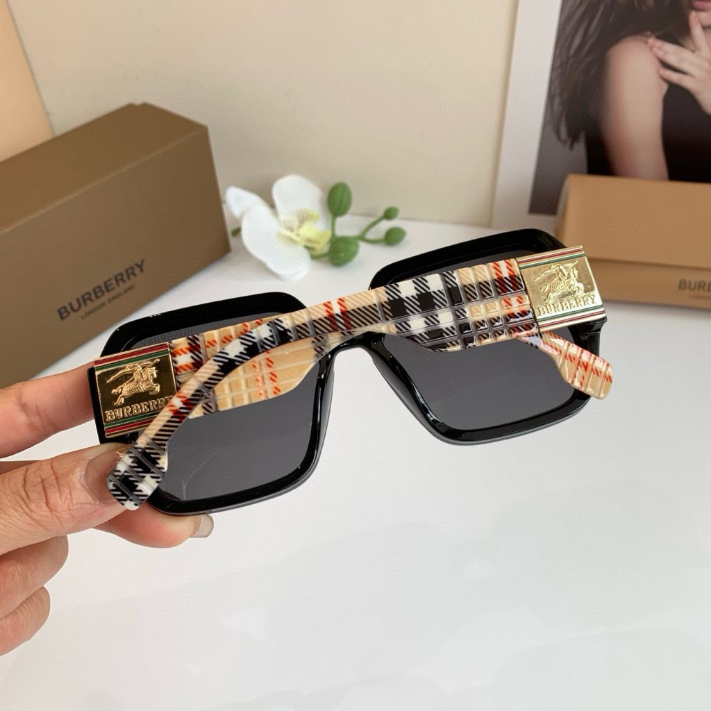 BURBERRY バーバリー サングラス フレーム 黒 レディース メンズ 6210 6209 145 全2色 - 画像 6