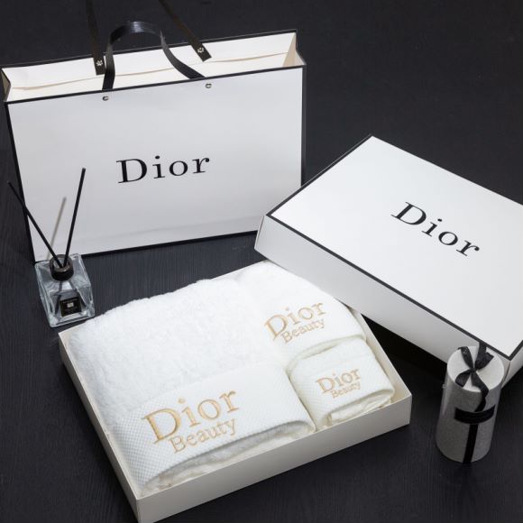 タオルセット Dior ディオールバスタオル3枚セット デイリータオル パレオ/湯上がりタオル お風呂グッズ家庭用 吸水性 5色 - 画像 3