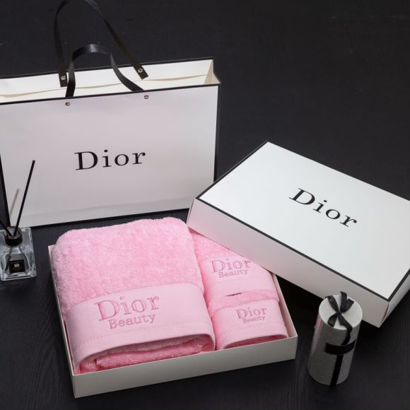 タオルセット Dior ディオールバスタオル3枚セット デイリータオル パレオ/湯上がりタオル お風呂グッズ家庭用 吸水性 5色 - 画像 2