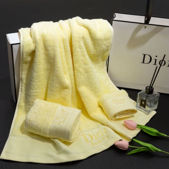 タオルセット Dior ディオールバスタオル3枚セット デイリータオル パレオ/湯上がりタオル お風呂グッズ家庭用 吸水性 5色 - 画像 7