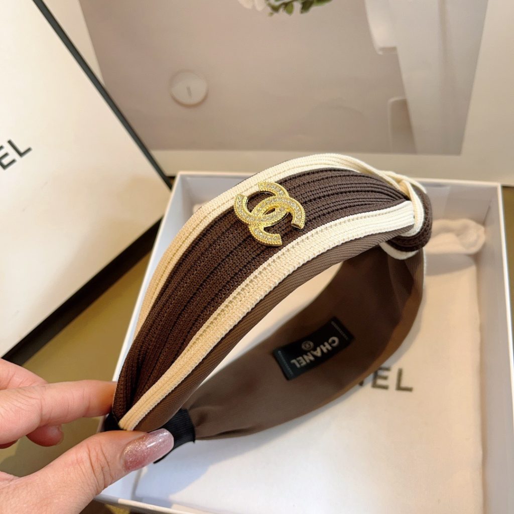 CHANEL シャネル ヘアバンド ファッション シルク ブラック - 画像 5