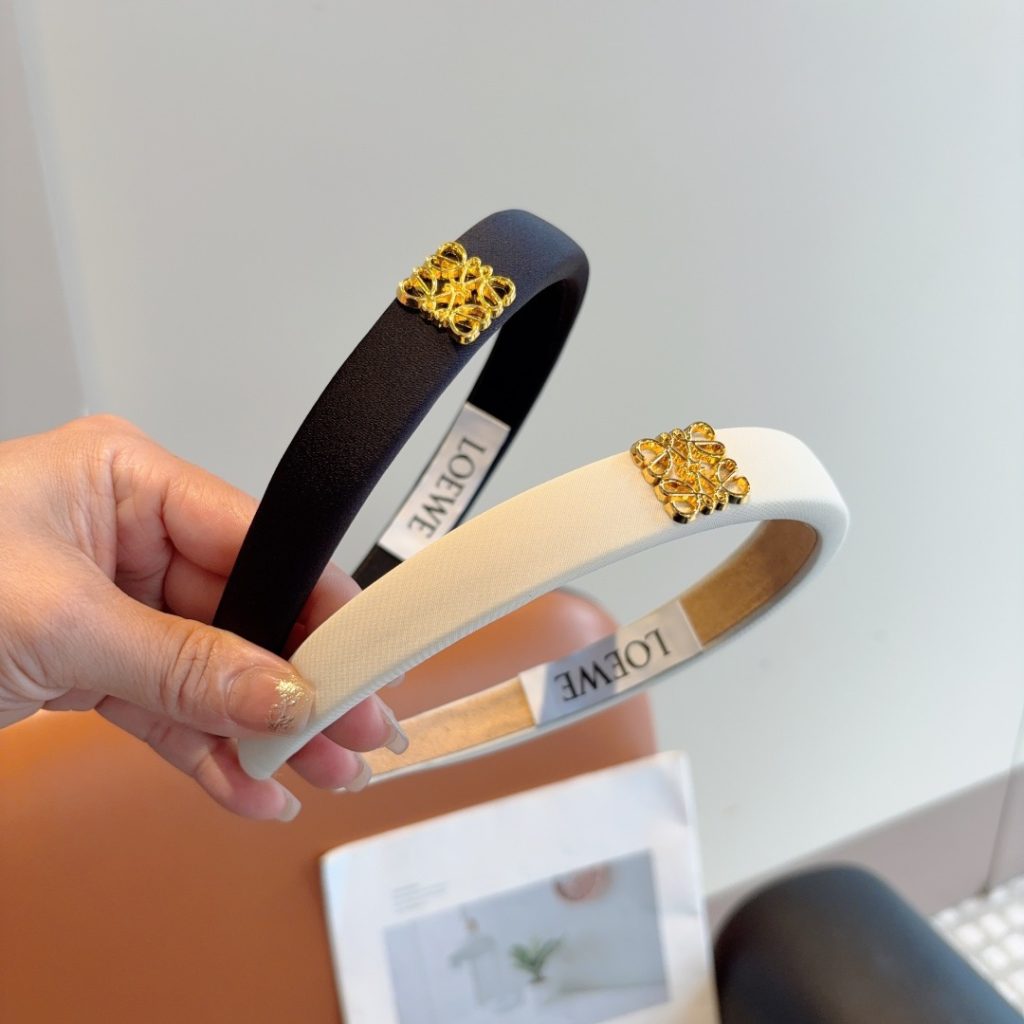 LOEWE ロエベ ヘアバンド シルク ファッション ブランド 2色展開 - 画像 3