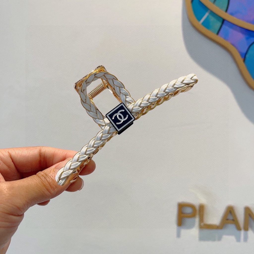 CHANEL シャネル ヘアクリップ ブレイズ ブラック ホワイト 2色展開 - 画像 2