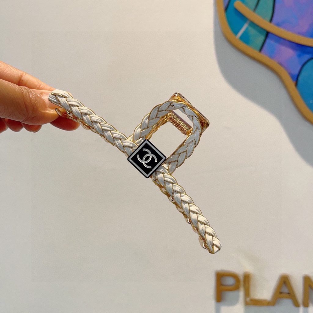 CHANEL シャネル ヘアクリップ ブレイズ ブラック ホワイト 2色展開 - 画像 3