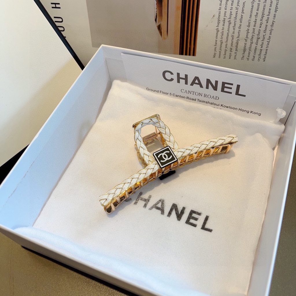 CHANEL シャネル ヘアクリップ ブレイズ ブラック ホワイト 2色展開 - 画像 6