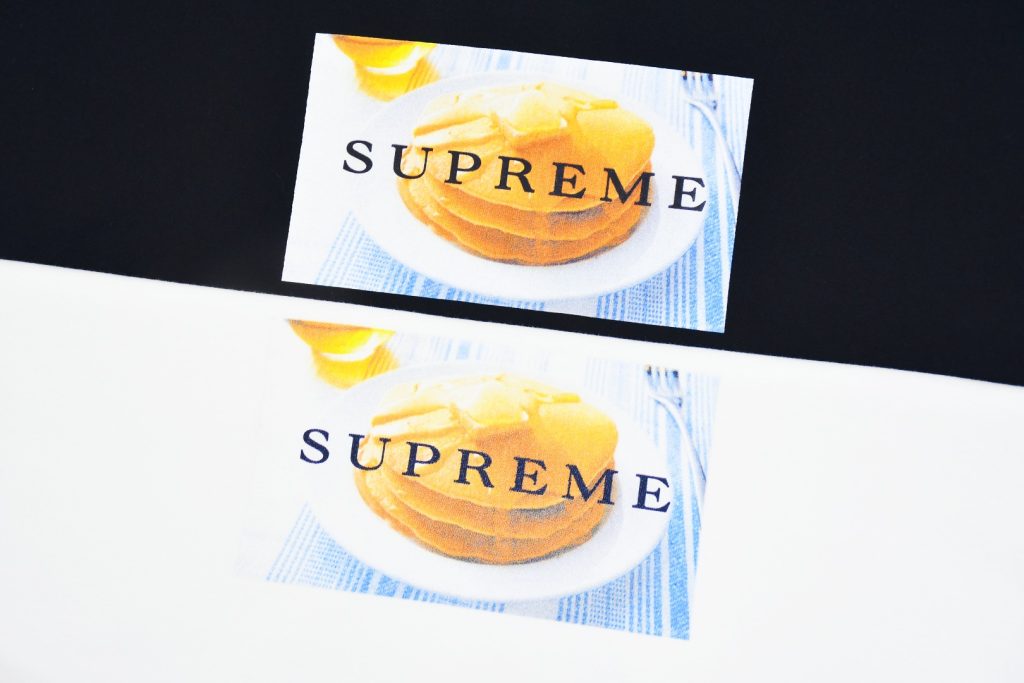 SUPREME スーパーイム パンケーキTシャツ メンズ 半袖Tシャツ ホワイト/ブラック 全2色 - 画像 8