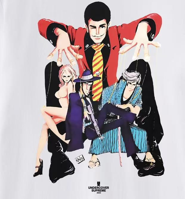 SUPREME スーパーイ プリントTシャツ ブラック ホワイト グレー ピンク 全4色 - 画像 3