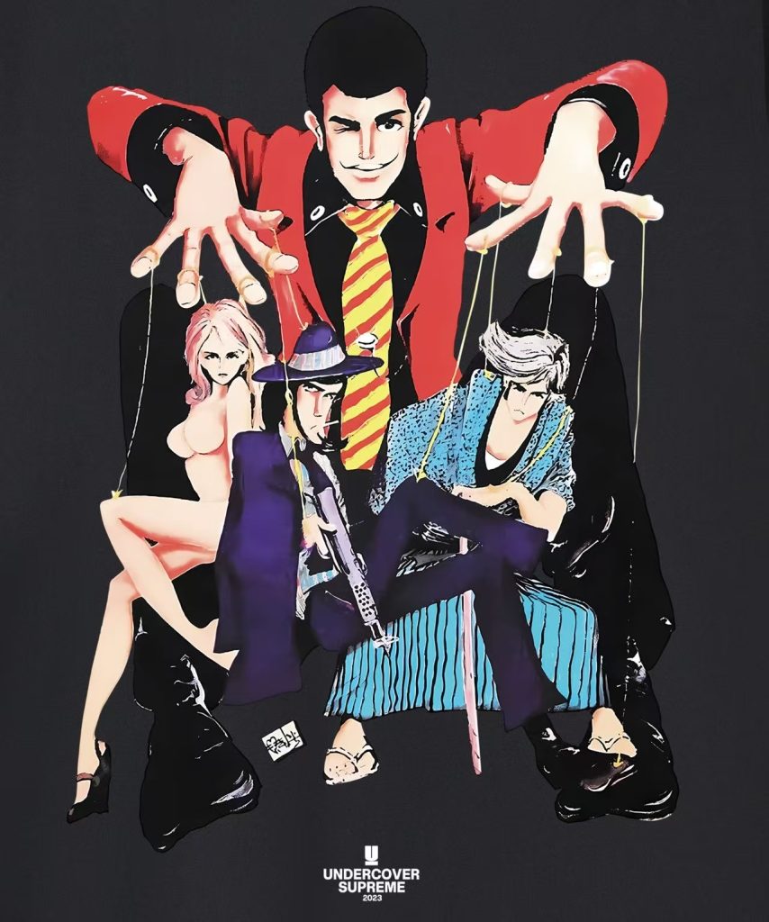 SUPREME スーパーイ プリントTシャツ ブラック ホワイト グレー ピンク 全4色 - 画像 4