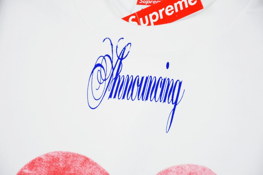 SUPREME スーパークリア ロゴTシャツ 本革 通勤 通学 全2色 - 画像 4