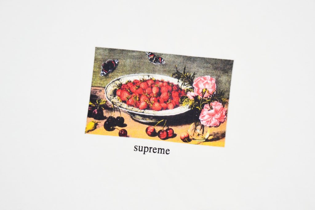 SUPREME スーパーイチゴ Tシャツ 本革 通勤 通学 全2色 - 画像 6