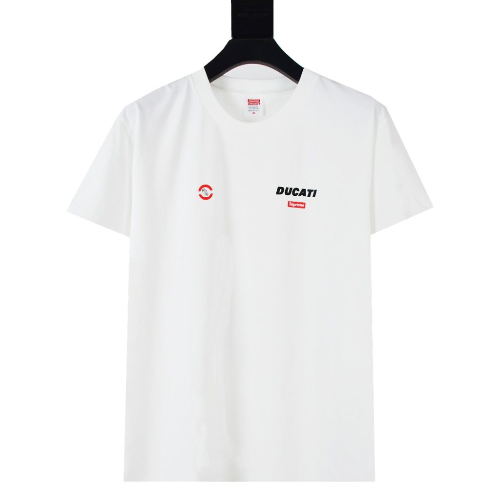 Supreme スュプリーム ロゴTシャツ ブラック ホワイト 全2色 - 画像 5