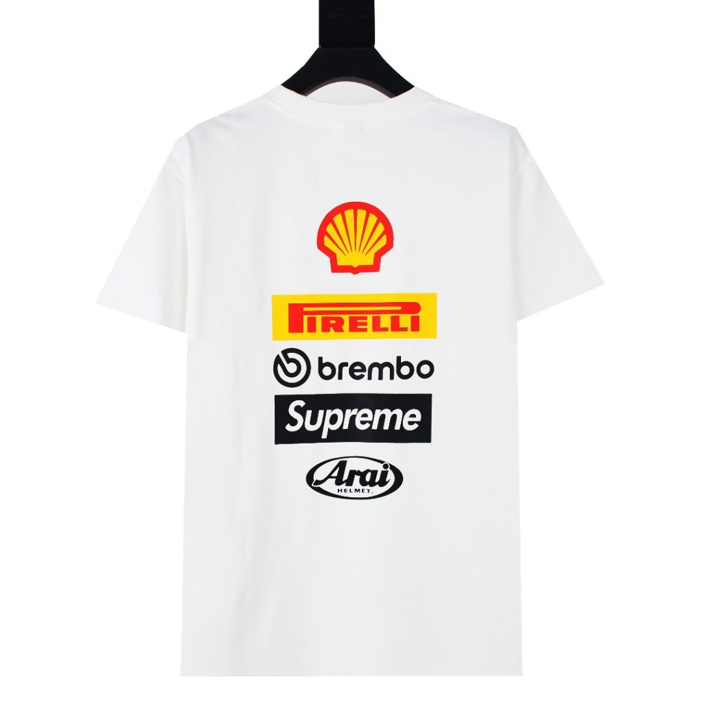 Supreme スュプリーム ロゴTシャツ ブラック ホワイト 全2色 - 画像 6