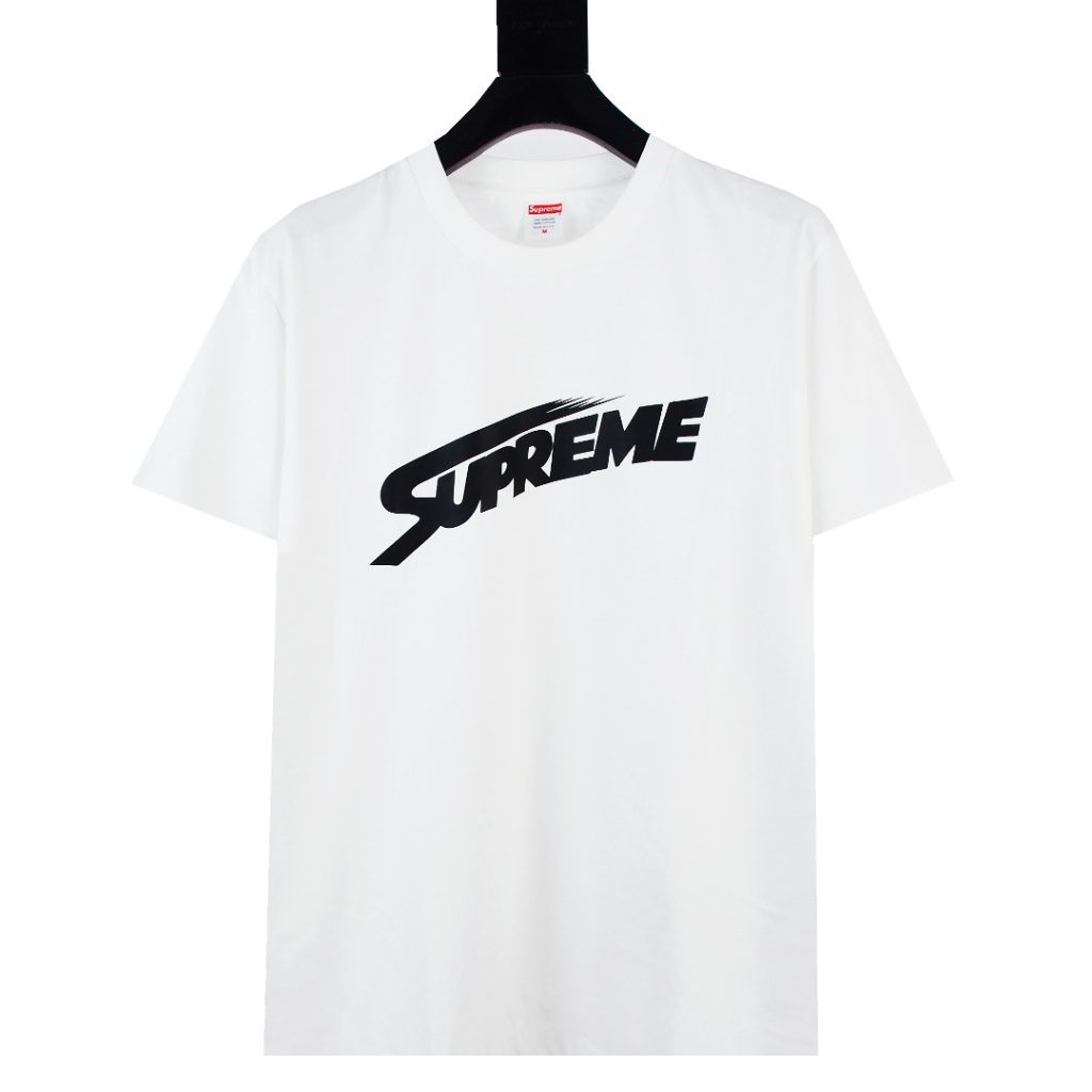 SUPREME スーパーイエロー ロゴTシャツ 全2色 - 画像 2