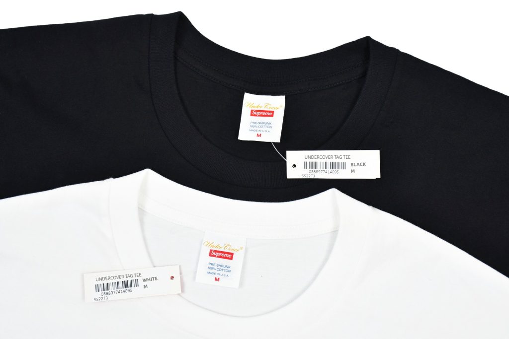 UNDERCOVER アンダーカバースプリーム Tシャツ タグプリント 半袖 Tシャツ 全2色 - 画像 5