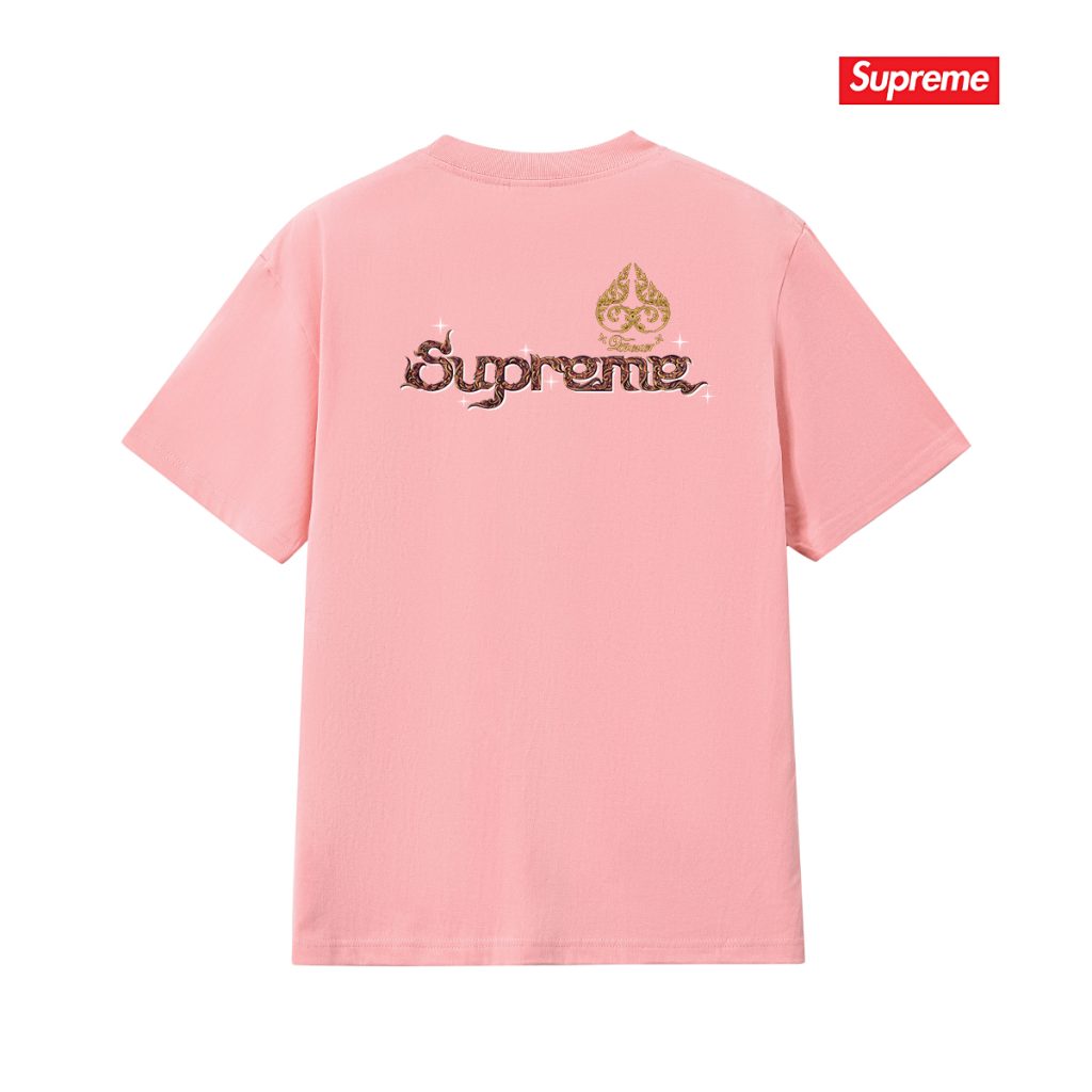 SUPREME スーパー + ワンポイントTシャツ + メンズ 半袖Tシャツ + ポイントTシャツ + ブルー + 全5色 - 画像 2