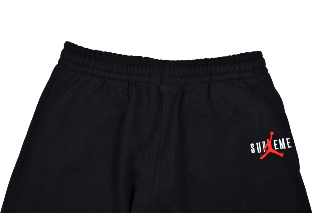 SUPREME ス ジョーダン スウェットパンツ ブラック - 画像 3