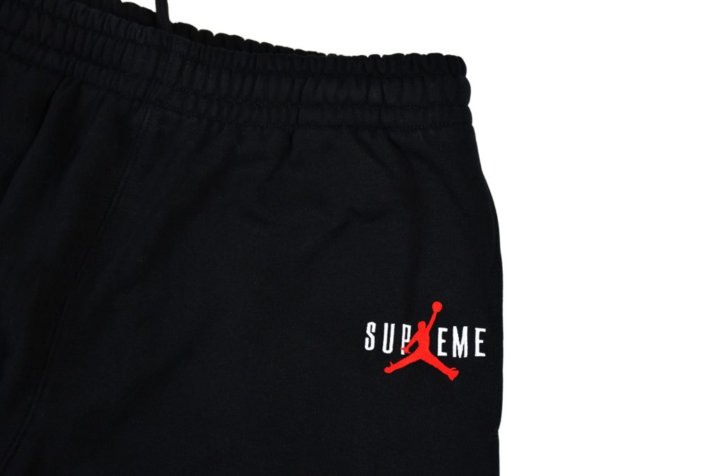 SUPREME ス ジョーダン スウェットパンツ ブラック - 画像 4