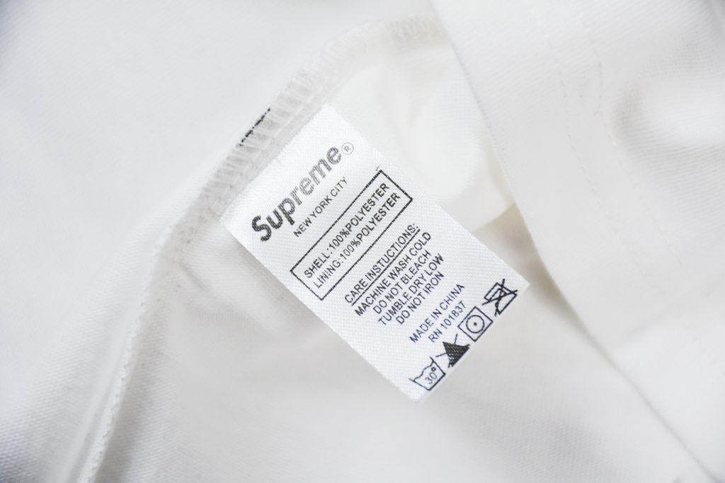 Supreme スュープリーム 長袖Tシャツ 23fw コラールロゴ 刺繍 黒 ホワイト 全2色 - 画像 6