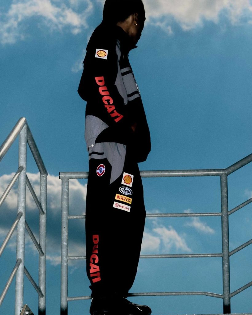 SUPREME スュープリーム レーススーツ レースパンツ ブラック グレーホワイト 全3色 - 画像 4