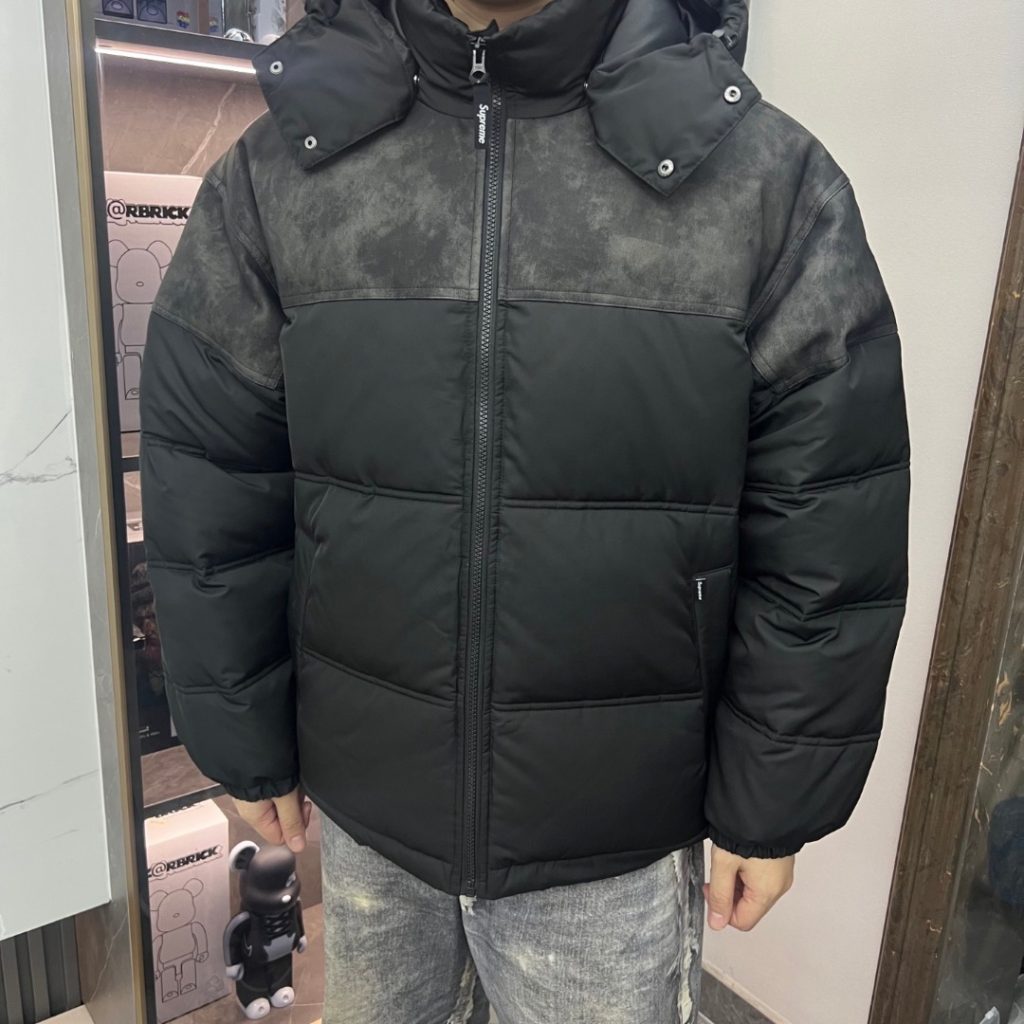 SUPREME スュプリーム レザーヨークパッカージャケット 本革 軽量 ブラック - 画像 3