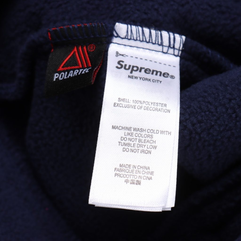 Supreme スュプレム フリースパーカー 裏起毛半袖 ブラック全4色 - 画像 8
