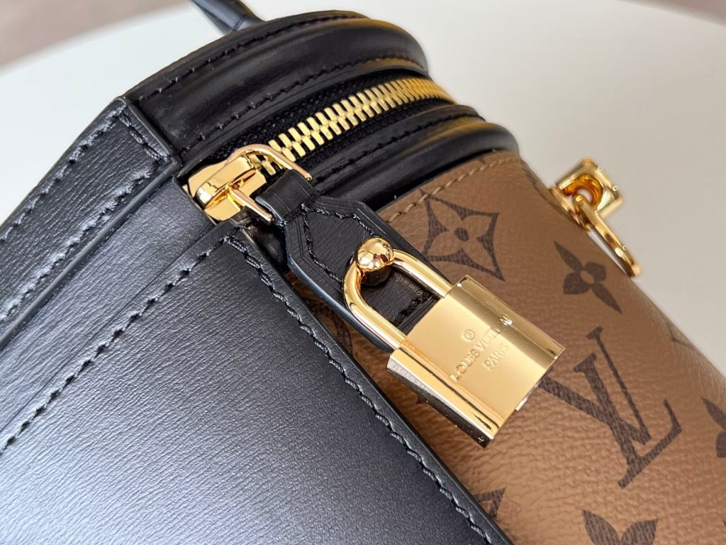 ルイヴィトン　LOUISVUITTON　モノグラム　カンヌ　オシャレ　Cannes　ブラック　ハンドバッグ　ショルダーバッグ - 画像 5