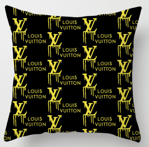 LOUIS VUITTON　ルイ·ヴィトン　クッションカバー/クッション　ブランド抱き枕　クッション中材あり　カバー　リネンベルベット　クッションカバー　ロゴ　モノグラム - 画像 5