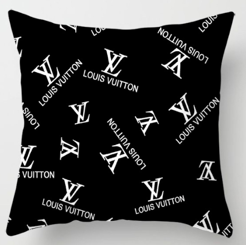 LOUIS VUITTON　ルイ·ヴィトン　クッションカバー/クッション　ブランド抱き枕　クッション中材あり　カバー　リネンベルベット　クッションカバー　ロゴ　モノグラム - 画像 4
