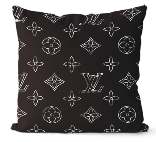 LOUIS VUITTON　ルイ·ヴィトン　クッションカバー/クッション　ブランド抱き枕　クッション中材あり　カバー　リネンベルベット　クッションカバー　ロゴ　モノグラム - 画像 6