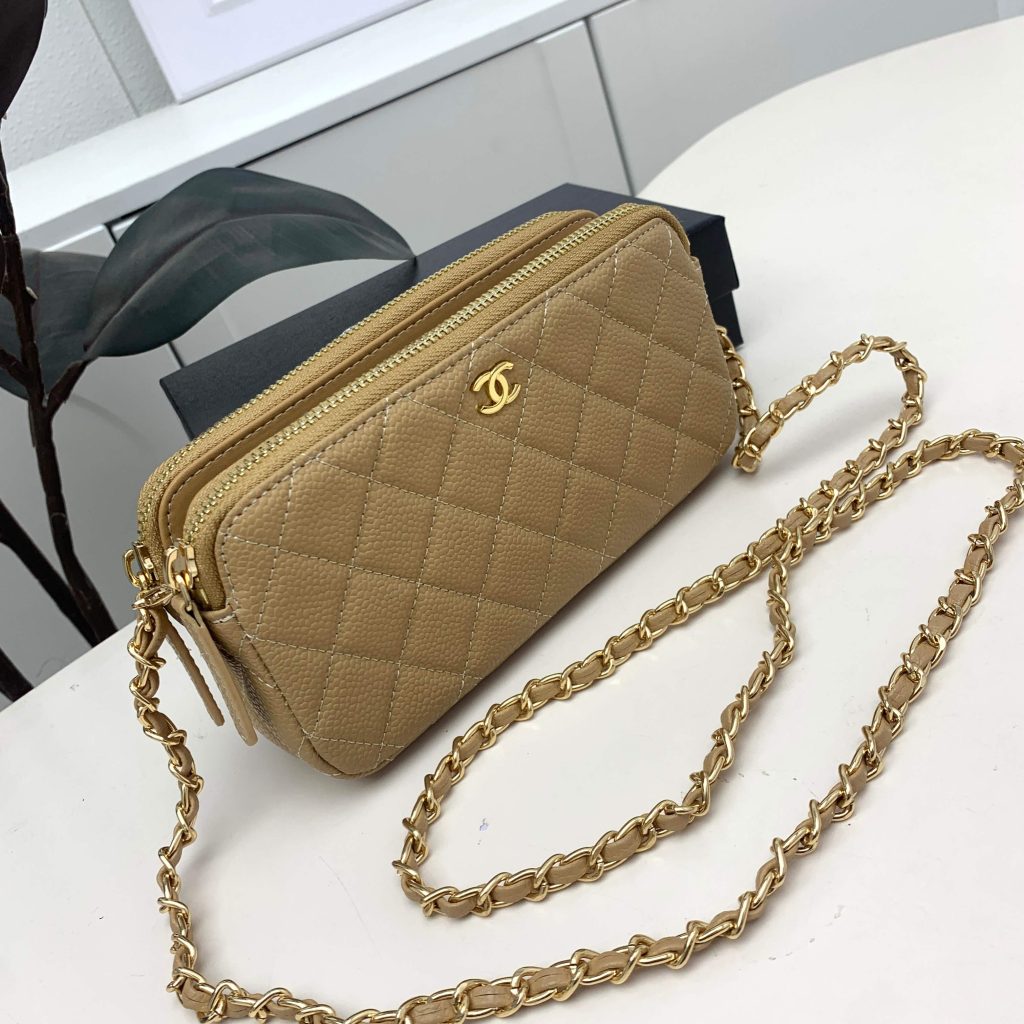 シャネル　CHANEL　ジップ チェーンウォレット　ココマーク　レディース　バッグ　ショルダーバッグ　Wジップチェーンウォレット　13色！ - 画像 4