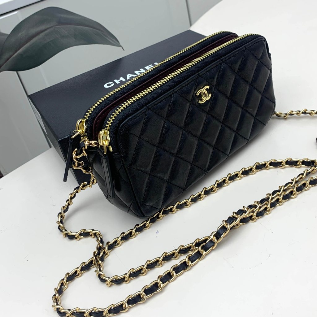 シャネル　CHANEL　ジップ チェーンウォレット　ココマーク　レディース　バッグ　ショルダーバッグ　Wジップチェーンウォレット　13色！ - 画像 6