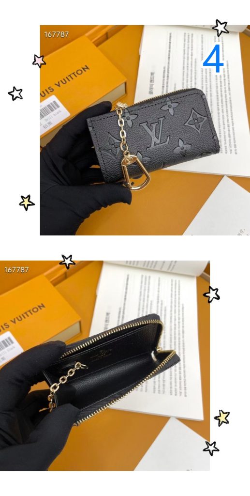 ルイヴィトン　LOUIS VUITTON　コインケース　キーリング付　ポルトクレ　小銭入れ　キーホルダー　L字ファスナー　カードケース - 画像 4