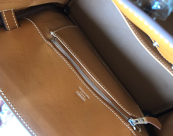 エルメスシャドーバーキン　Birkin shadow　ゴールド　シルバー金具　バーキン25　ハンドバッグ　レディース - 画像 6
