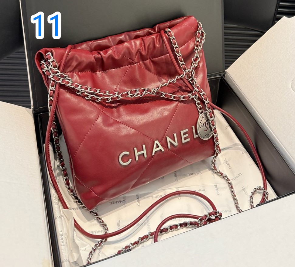 シャネル　CHANEL　ミニ22bag　シャネル 22　シグネチャーバッグ　CHANEL 22ミニハンドバッグ　ショルダーバッグ　11色 - 画像 3