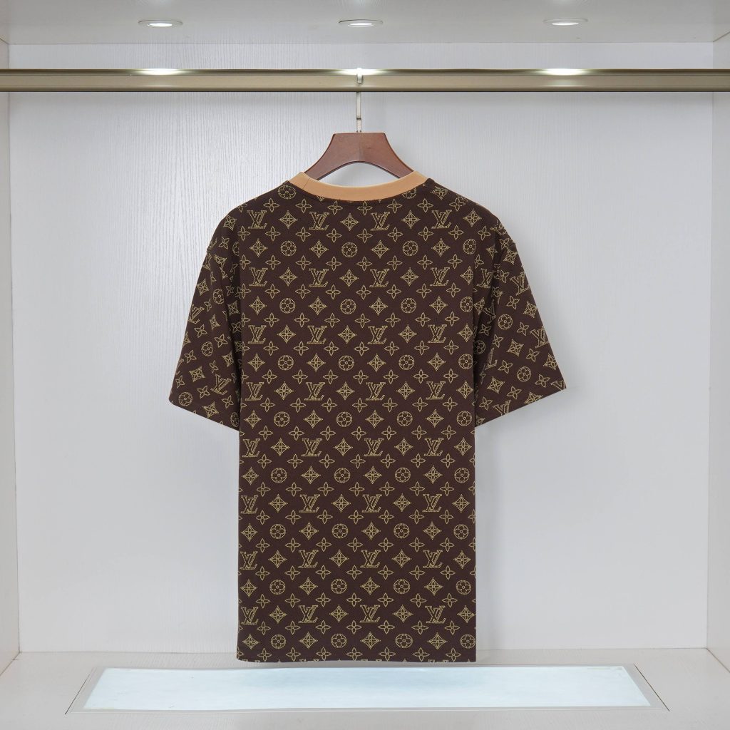 Louis Vuitton LOGOシャツ ルイ ヴィトン 半袖シャツ Ｔシャツ T-Shirt クルーネック ブラック/ホワイト - 画像 5