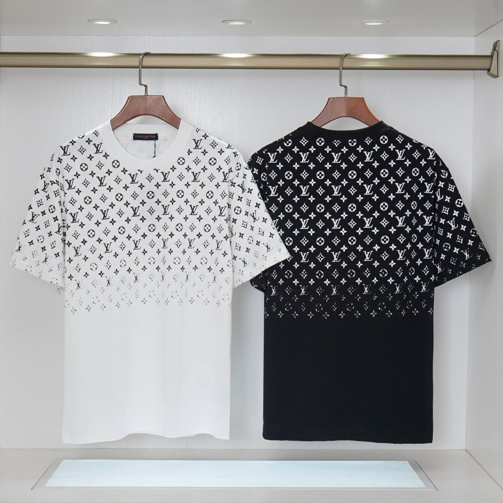 Louis Vuitton　ルイヴィトン　メンズシャツ　クルーネック 半袖シャツ　綿100％　Ｔシャツ　T-Shirt　シャツ　2色 - 画像 2