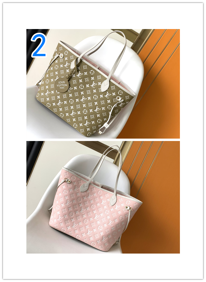 ルイヴィトン　Louis Vuitton　ネヴァーフル MM　モノグラム　ハンドバッグ　ポーチ付き　レディース　トートバッグ　定番人気バッグ　2色選択可能 - 画像 2