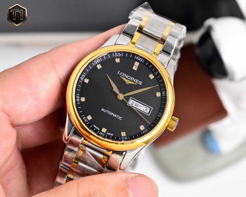LONGINES ロンジン 腕時計 38.5mm 2824機芯 ホワイト ブラック 2色展開 - 画像 7