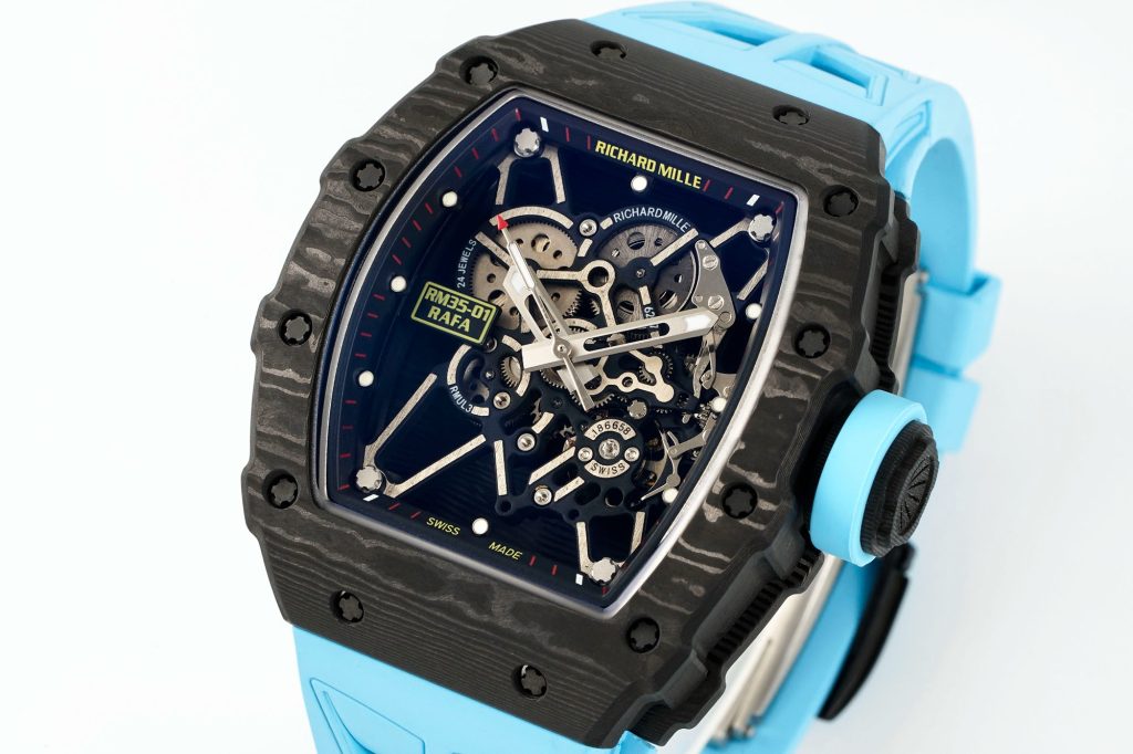 RICHARD MILLE リチャードミル 腕時計 メンズ 自動巻き 本格派スポーツモデル ブラック ブルー - 画像 3
