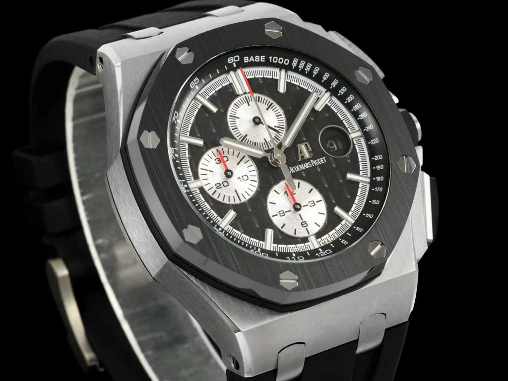 AUDEMARS PIGUET オーデマピゲ ロイヤルオーク オフショア 腕時計 メンズ 自動巻き 高精度ムーブメント ブラック - 画像 2