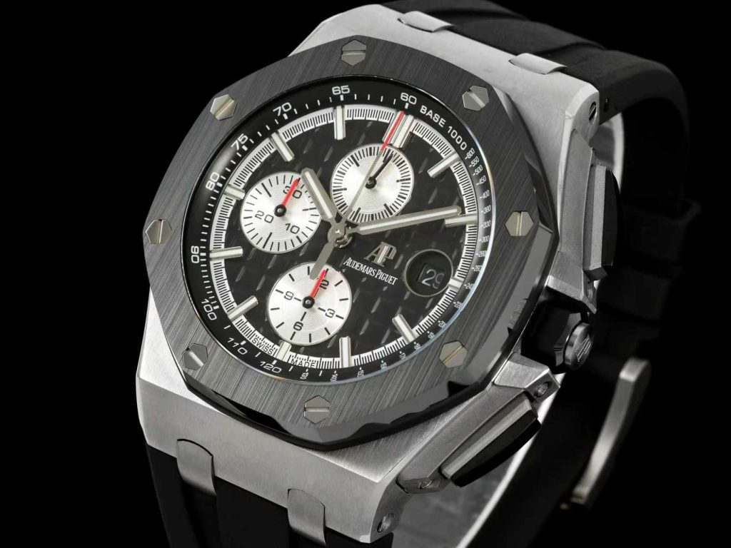 AUDEMARS PIGUET オーデマピゲ ロイヤルオーク オフショア 腕時計 メンズ 自動巻き 高精度ムーブメント ブラック - 画像 3