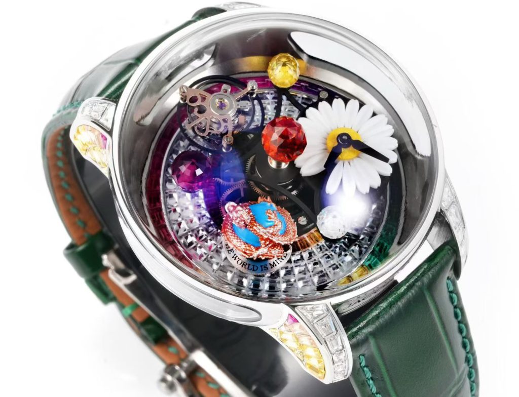 JACOB&CO ジェイコブ ウォッチ メンズ ダイヤル フライト ヴァイブレーション ダイヤル グリーン - 画像 3