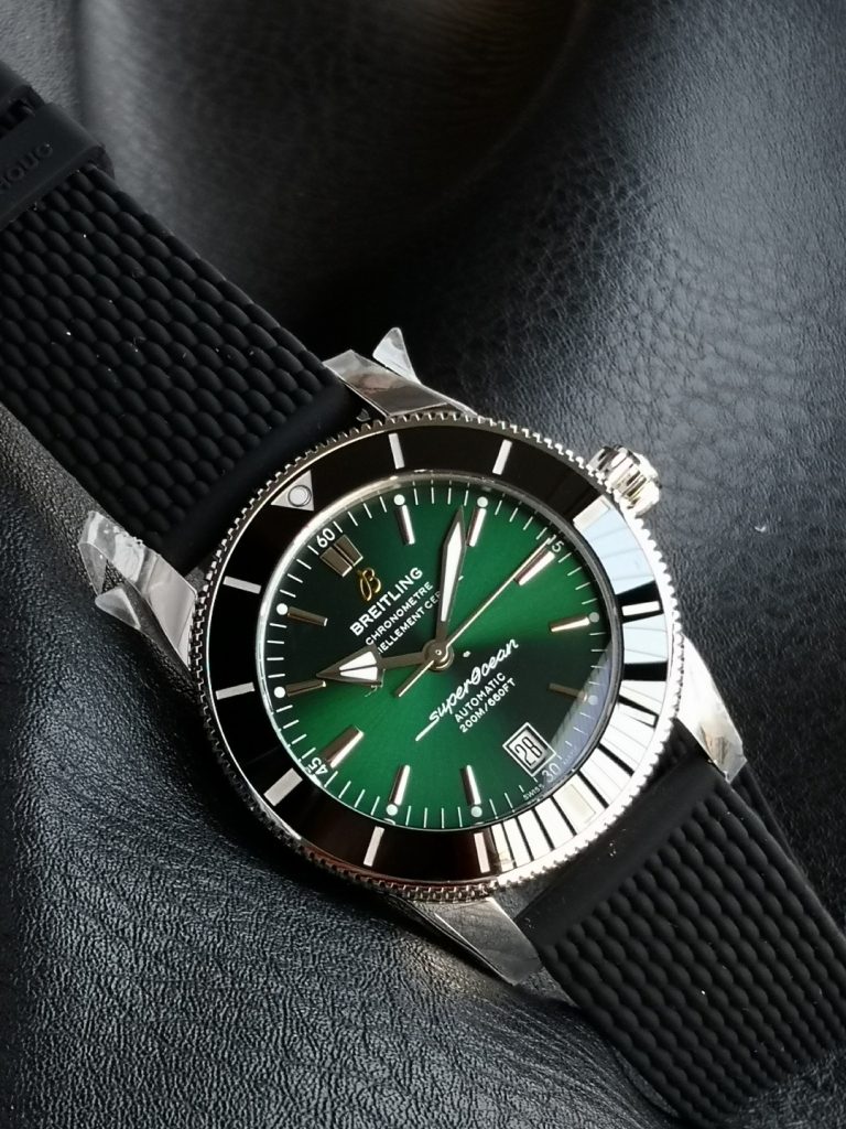 BREITLING ブライトリング スーパーオーシャン 腕時計 メンズ 自動巻き 耐衝撃 グリーン - 画像 4