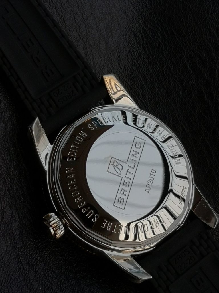 BREITLING ブリーティング スーパーオーシャン 腕時計 メンズ 自動巻き 200M防水 ブラック - 画像 8