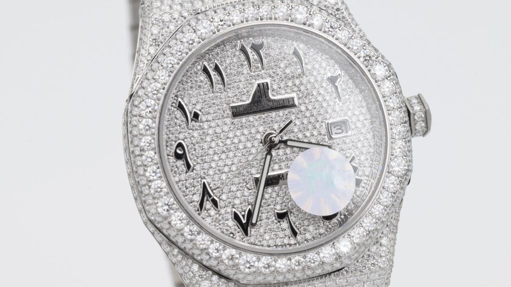 AUDIEMAS PIGUET オーデマピゲ メンズ 腕時計 フラワー-setting 計算機式 リューズ 40mm ホワイト - 画像 4