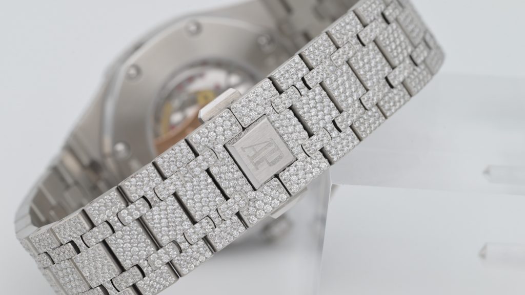 AUDIEMAS PIGUET オーデマピゲ メンズ 腕時計 フラワー-setting 計算機式 リューズ 40mm ホワイト - 画像 7