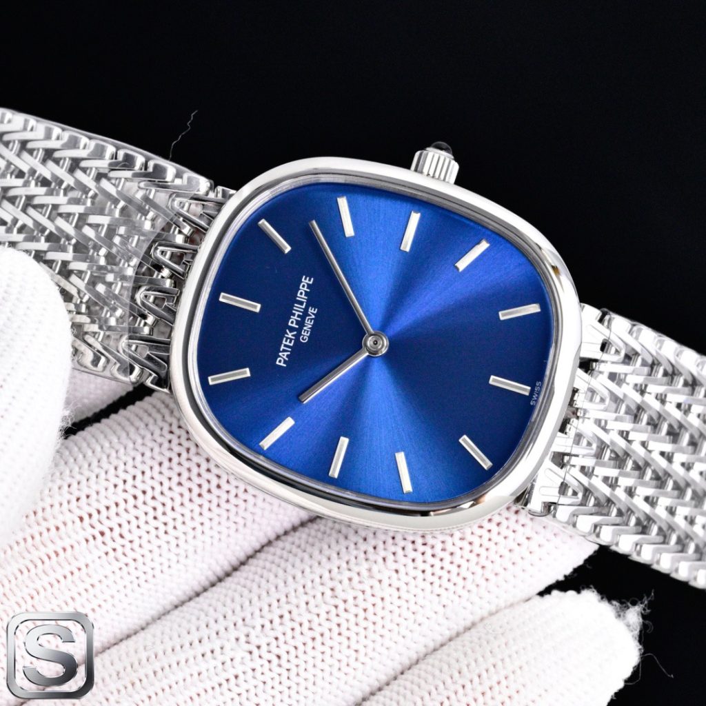 PATEK PHILIPPE パテックフィリップ 腕時計 レディース 自動巻き 机械式 6.2mm ブラック ブルー - 画像 2