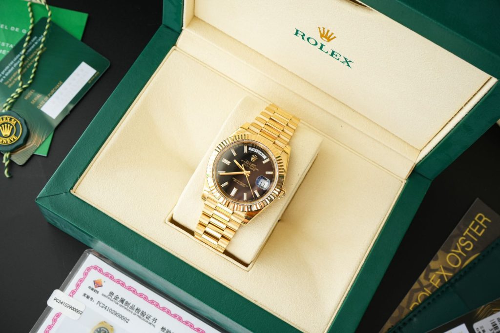 ROLEX ロレックス デイデイト 腕時計 メンズ 自動巻き 機械式 40mm ブラック ブラック - 画像 3